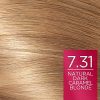کیت رنگ مو رنگ عسلی لورال شماره 7.31 مدل Excellence