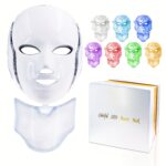 ماسک ال ای دی نقابی نور درمانی صورت و گردن مدل LED beauty mask