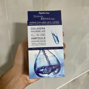 عکس جعبه ژل آبرسان هیالورونیک اسید و کلاژن فارم استی 