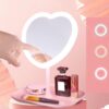 آینه رومیزی ال ای دی قلب