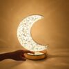آباژور و چراغ خواب رومیزی مدل ماه