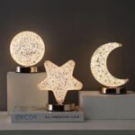 آباژور و چراغ خواب رومیزی مدل ماه
