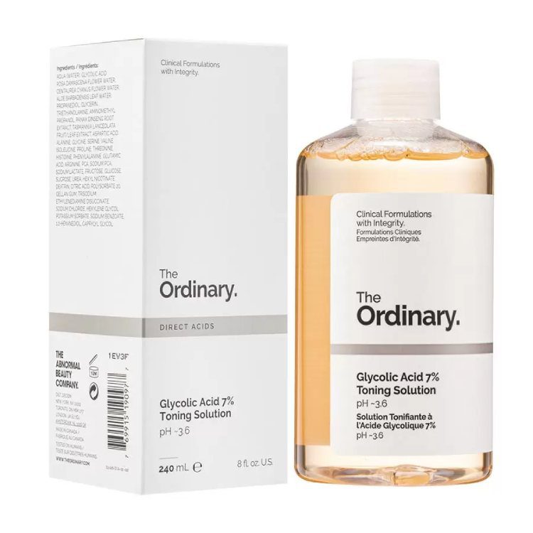 تونر گلیکولیک اسید7% اوردینری 240 میل