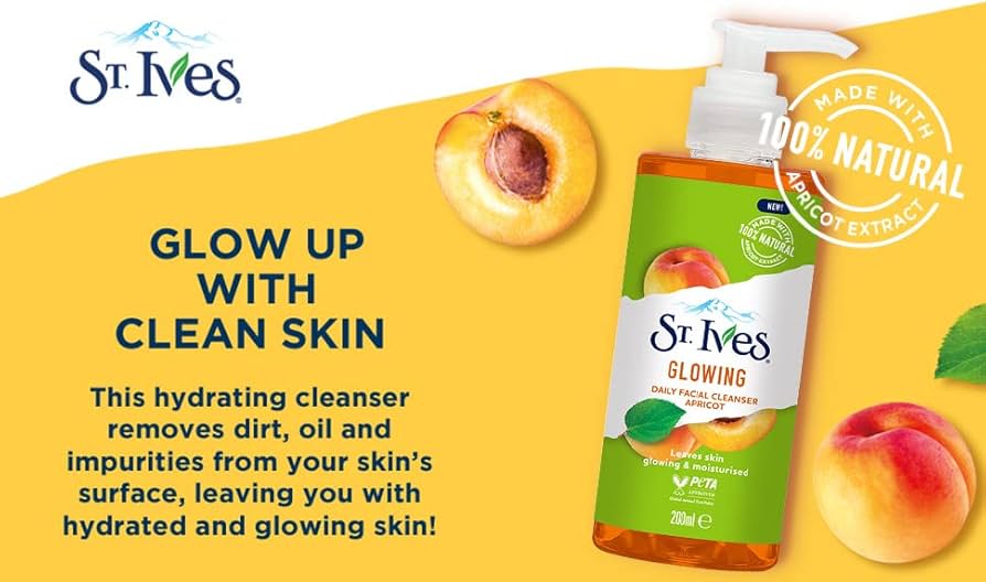 ژل شستشوی صورت زردآلو سنت ایوز حجم 200 میل