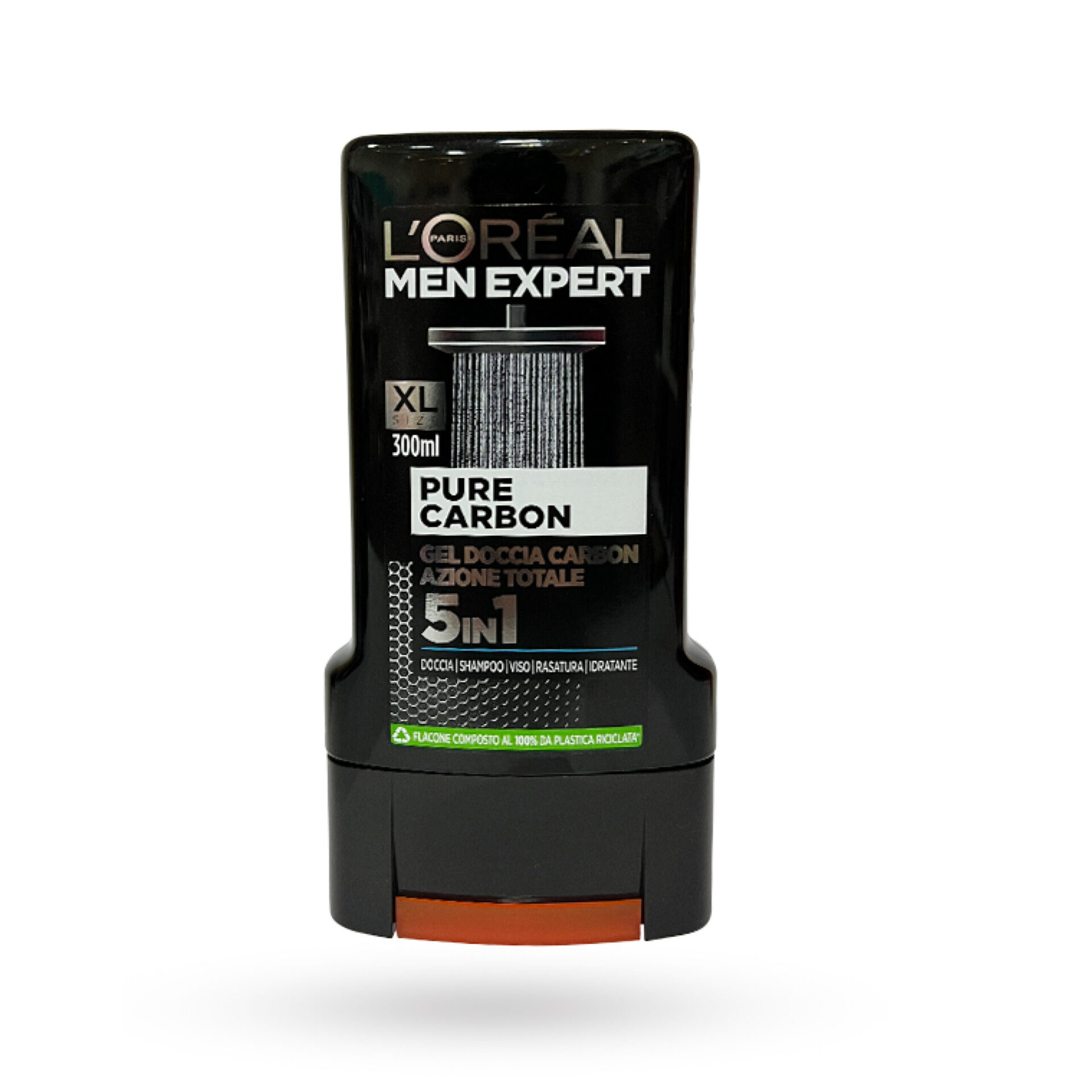 ژل دوش مردانه لورال مدل Pure Carbon حجم 300 میل