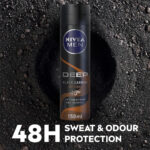 اسپری ضد تعریق مردانه نیوا مدل Deep Black Carbon حجم 150 میل