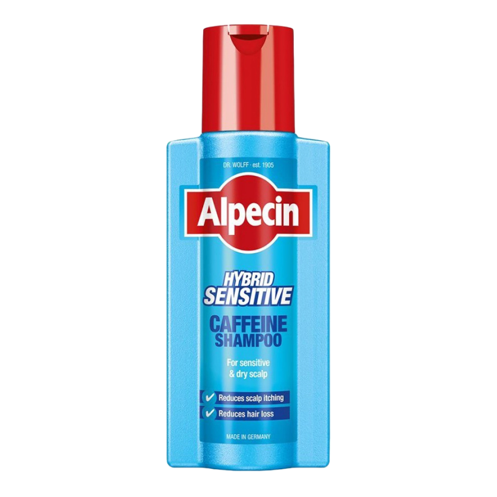 شامپو ضدریزش و آبرسان هیربد کافئین آلپسین