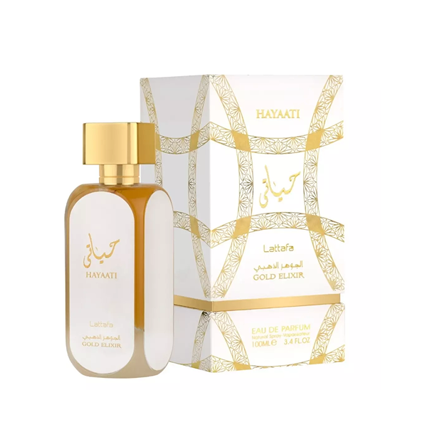 ادکلن لطافه حیاتی جواهر الذهبی سفید حجم 100 میل