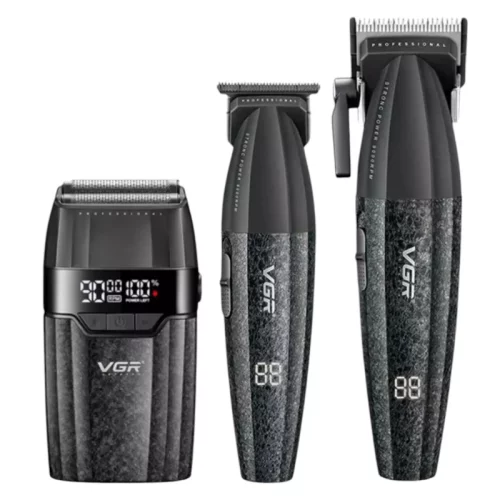 ست ماشین اصلاح و خط زن و ریش تراش ( شیور ) وی جی آر VGR مدل V-640 S3 تصویر کلی